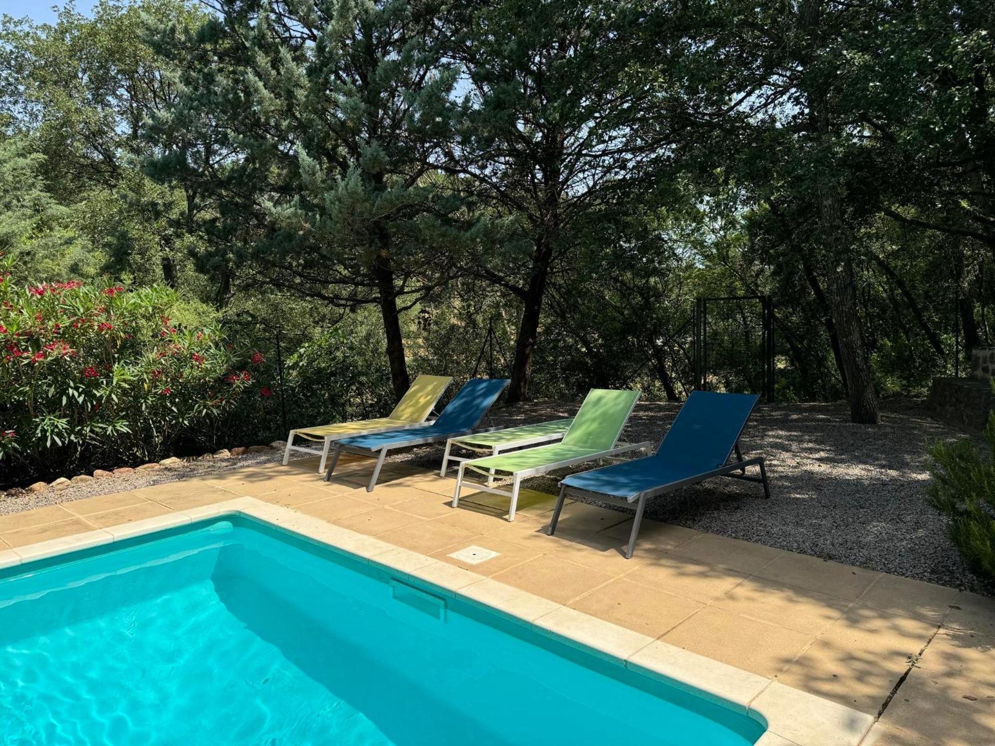 Maison Avec Piscine Chauffee Entre Mer Et Montagne Montauriol  Luaran gambar